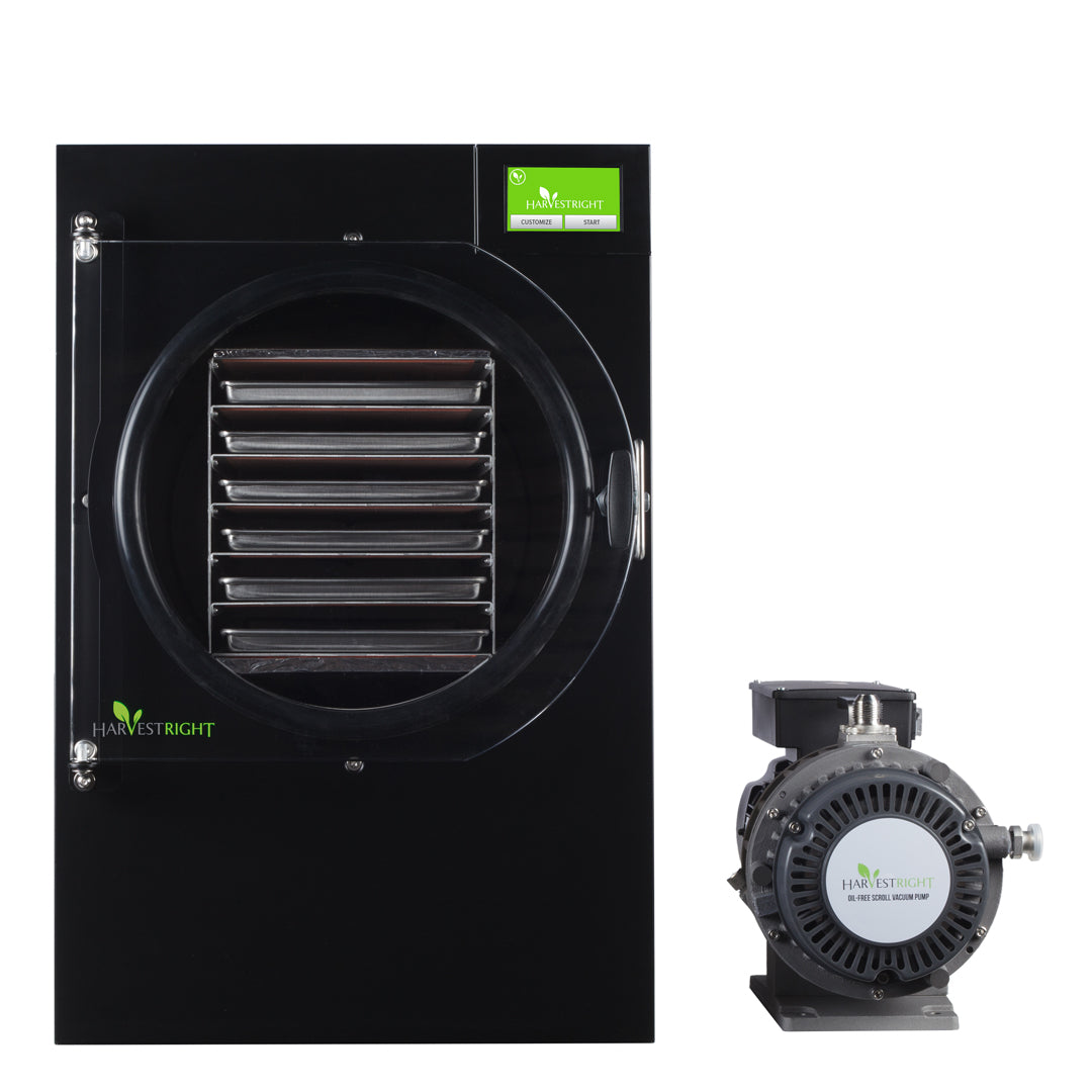 Harvest Right professional home freeze dryer machine large black oil free pump