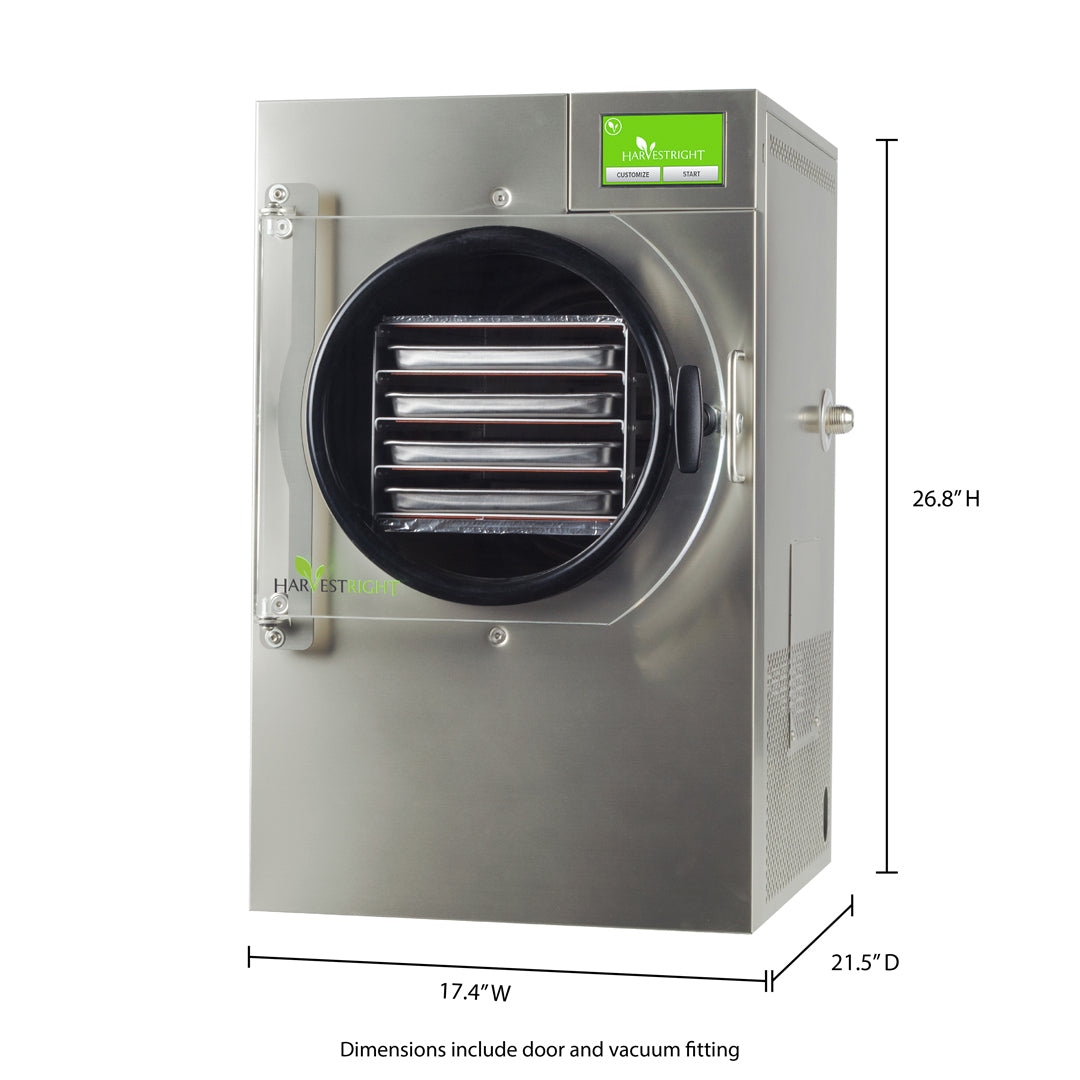 Harvest Right Small (4-Tray) Pro Freeze Dryer with Premier Pump & Mylar Kit