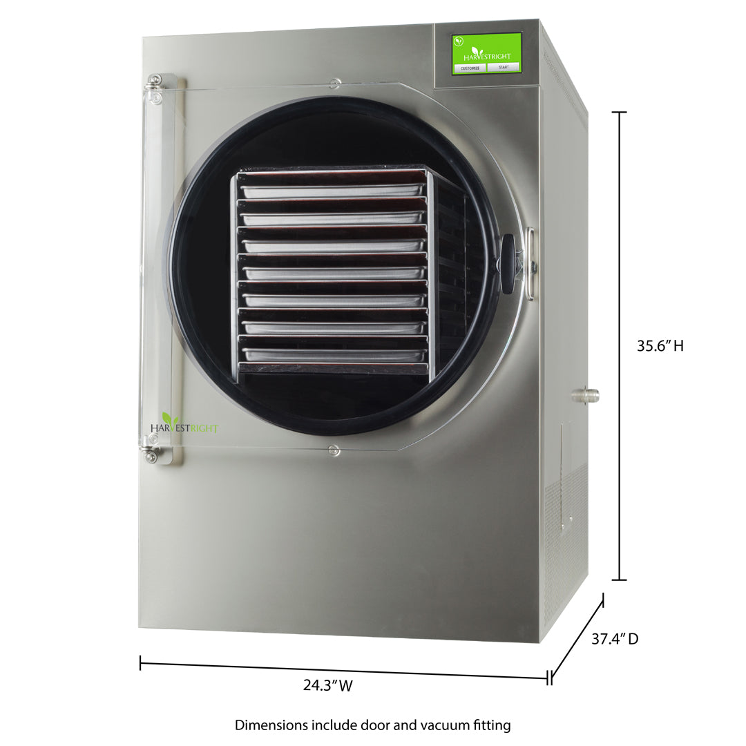 Harvest Right X-Large (7-Tray) Pro Freeze Dryer with Premier Pump & Mylar Kit